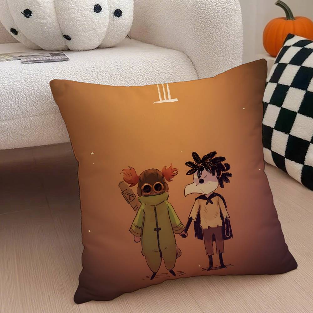 Game Little Nightmares Pillow Case Anti-dustmite Pillowcase Invisible Zipper Silky Short Plush Sofa Cushion Cover