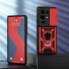 KEYSION Shockproof Case for Infinix Note 50 Pro+ 50S 50X 5G Slide Camera Protection Ring Phone Cover for Infinix Note 50 Pro 4G
