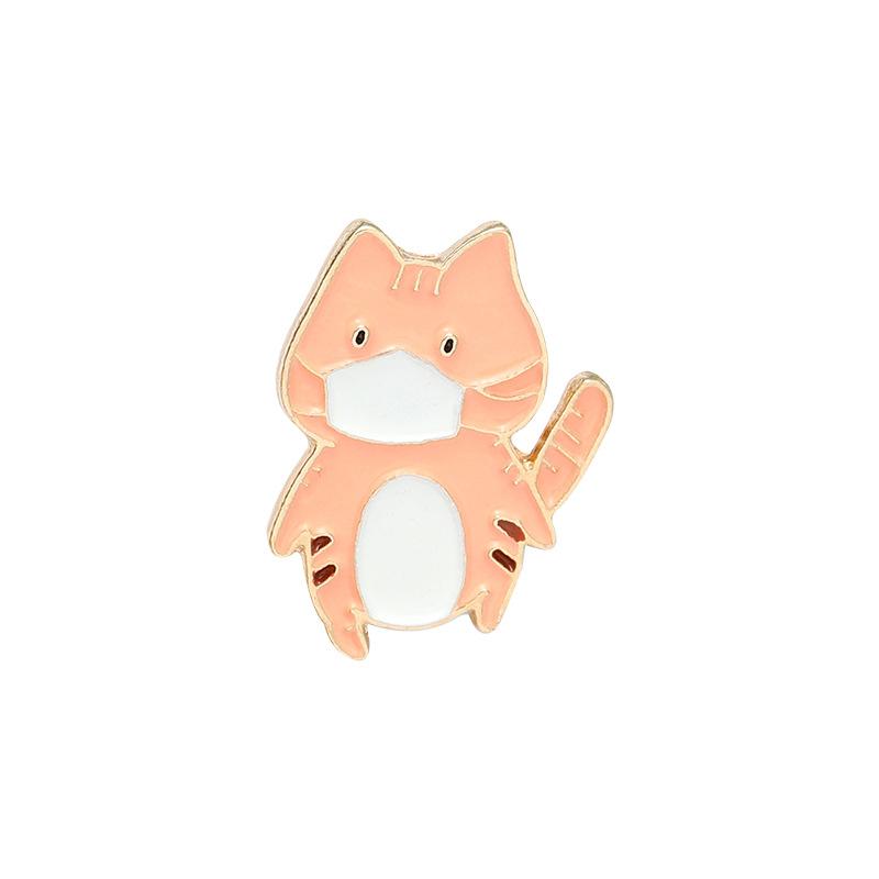 

Alloy Charming Animal Pins Featuring Lovely Bear Rabbit And Cat Shapes For Outfits Trendy XZ3784