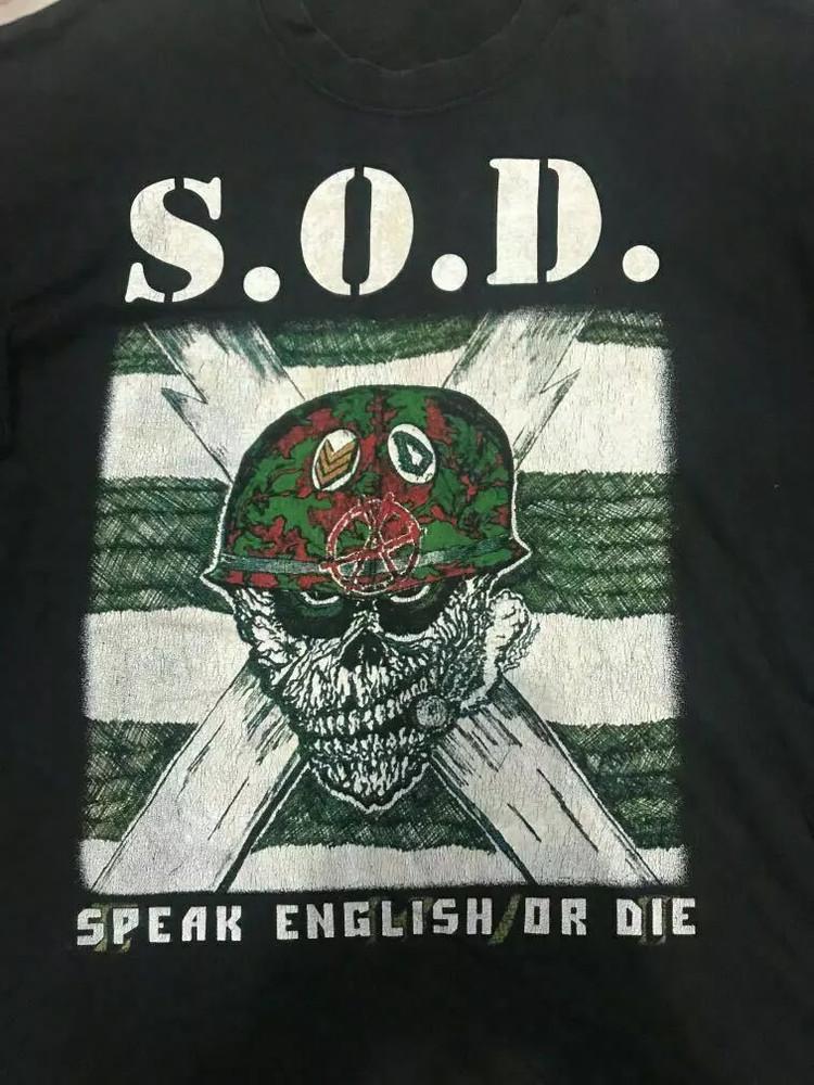 SOD Band Gift For Fans Heavy Cotton Black Unisex Full Size Classic Shirt Unisex T-Shirt XXXXL