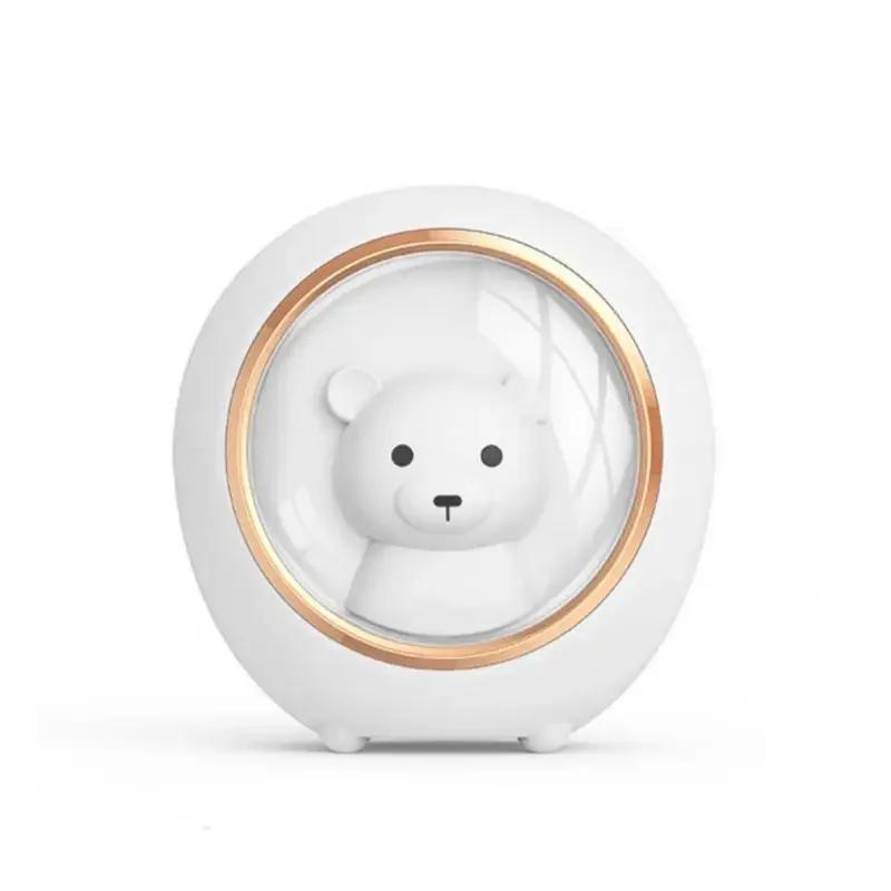 Umidificator USB drăguț pentru animale de companie Space Bear Night Light Car Home Cute Cartoon Gift Umidificator