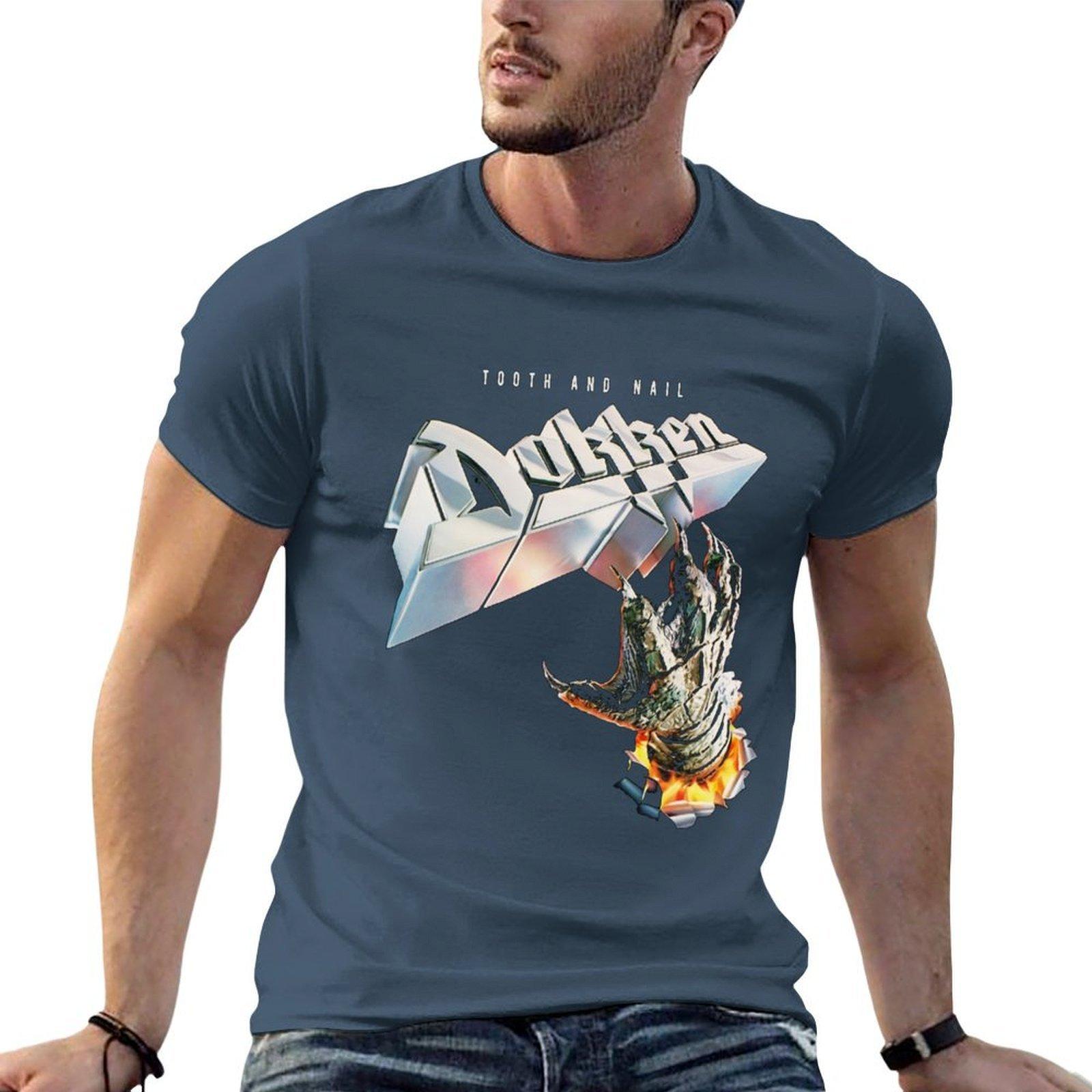 Tooth And Nail Dokken Tshirt Minimalist Graphic Tee Shirt S
