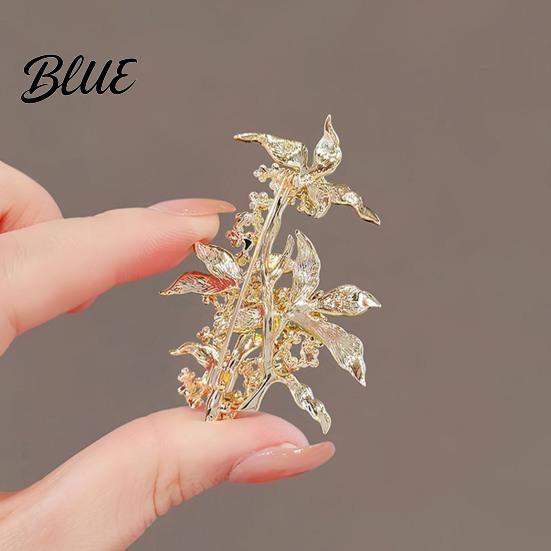 Detailed Craftsmanship Brooch Women Osmanthus Shape Retro Style Pin Suits