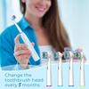 FIRIK Electric Toothbrush Replacement Brush Basic for Home Use Oral-B Set, Brush, 16-Pack,