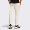 Adidas FW22 Logo Print Elastic Waist Fleece Cuffed Sports Pants Women Bottoms White IB2719