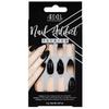 Ardell Nail Addict Black Stud și Pink Ombre False Nails
