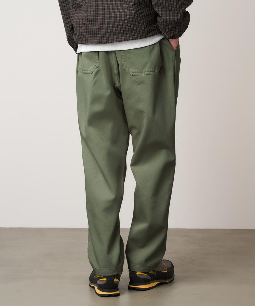 Geulamichi Loose Tapered Ridge Pants Sage