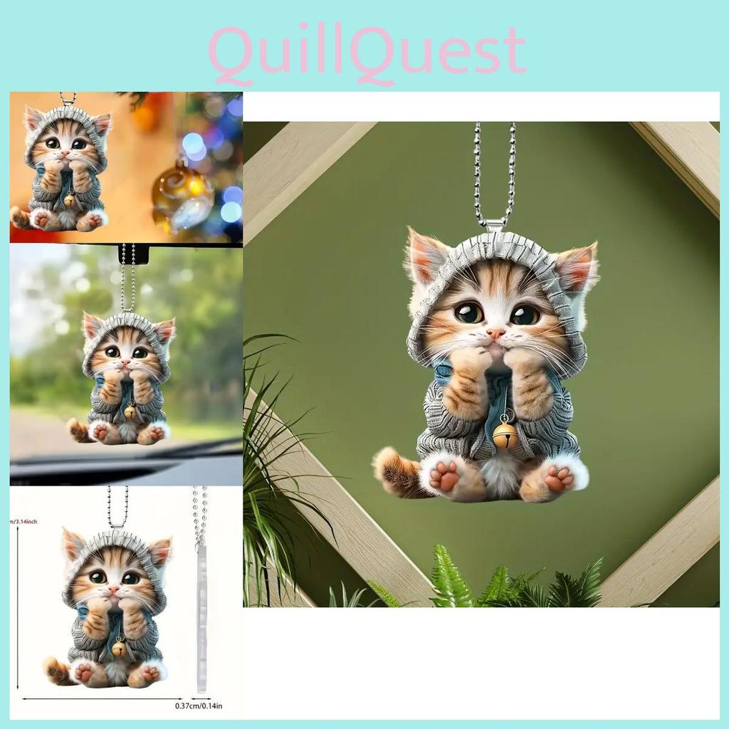 Charming Acrylic Decorative Pendant Ideal For Car Accessories And Christmas Ornaments