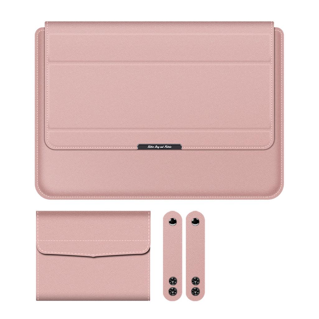 13/14 Inch 3 In1 Laptop Sleeve Case Waterproof PVC Foldable Stand Wrist Rest Protective Notebook
