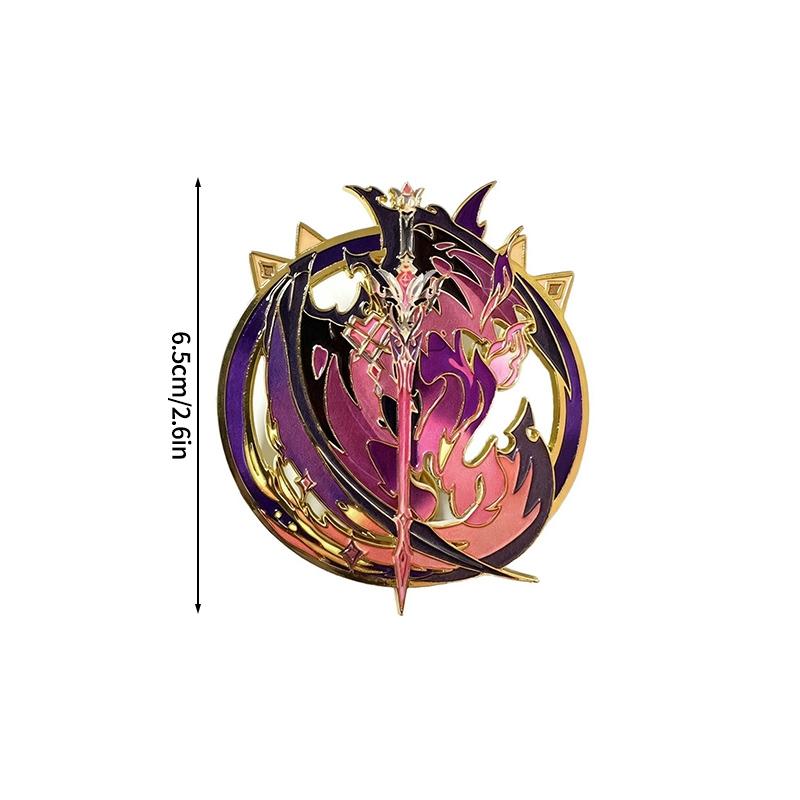 Genshin Impact Badge Decorations Flins The Starry Sky Railway Badge Cyrene Badges Accessories Game Merchandise High Quality Toys