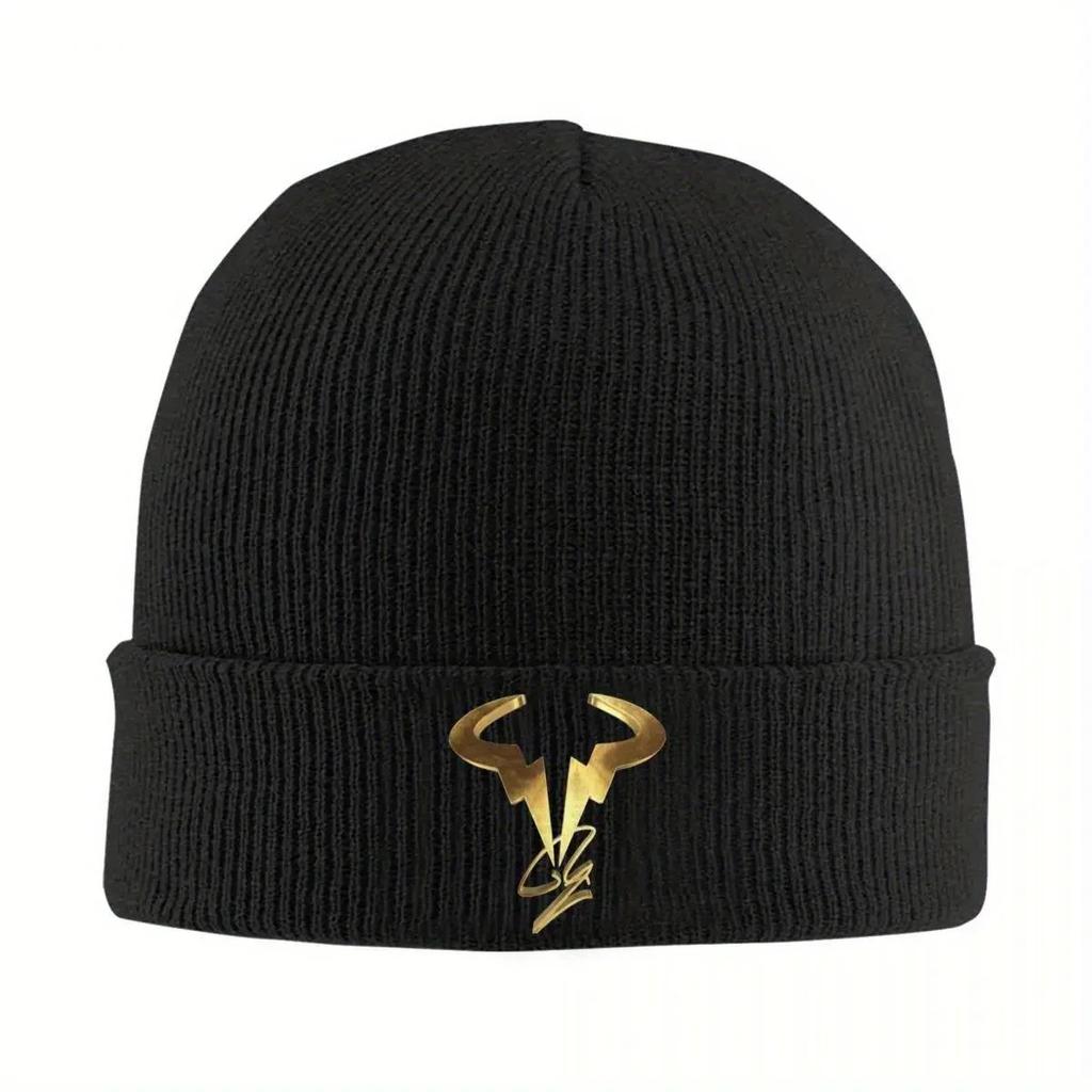 New The King Of Clay Vamos Rafa Gold Hats Autumn Winter Beanie Warm Cap Men Women Acrylic Knitted Hat