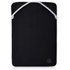 Reversible Black and Silver Protective Sleeve for 15.6-inch Laptop