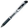 Pentel EnerGel Gel Ballpoint Cap Silver 5 Pens Pen, Type, 1.0mm, Barrel, Black, (XBL60-A)