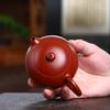 Yixing Purple Clay Pot Pure Handmade Brewing Teapot Single Pot Tea Set Dahongpao Xishi Pot LOGO Engraving
