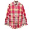 POLO COUNTRY 80s 90s Old Check Pattern Long Sleeve Button Down Shirt Men's Used