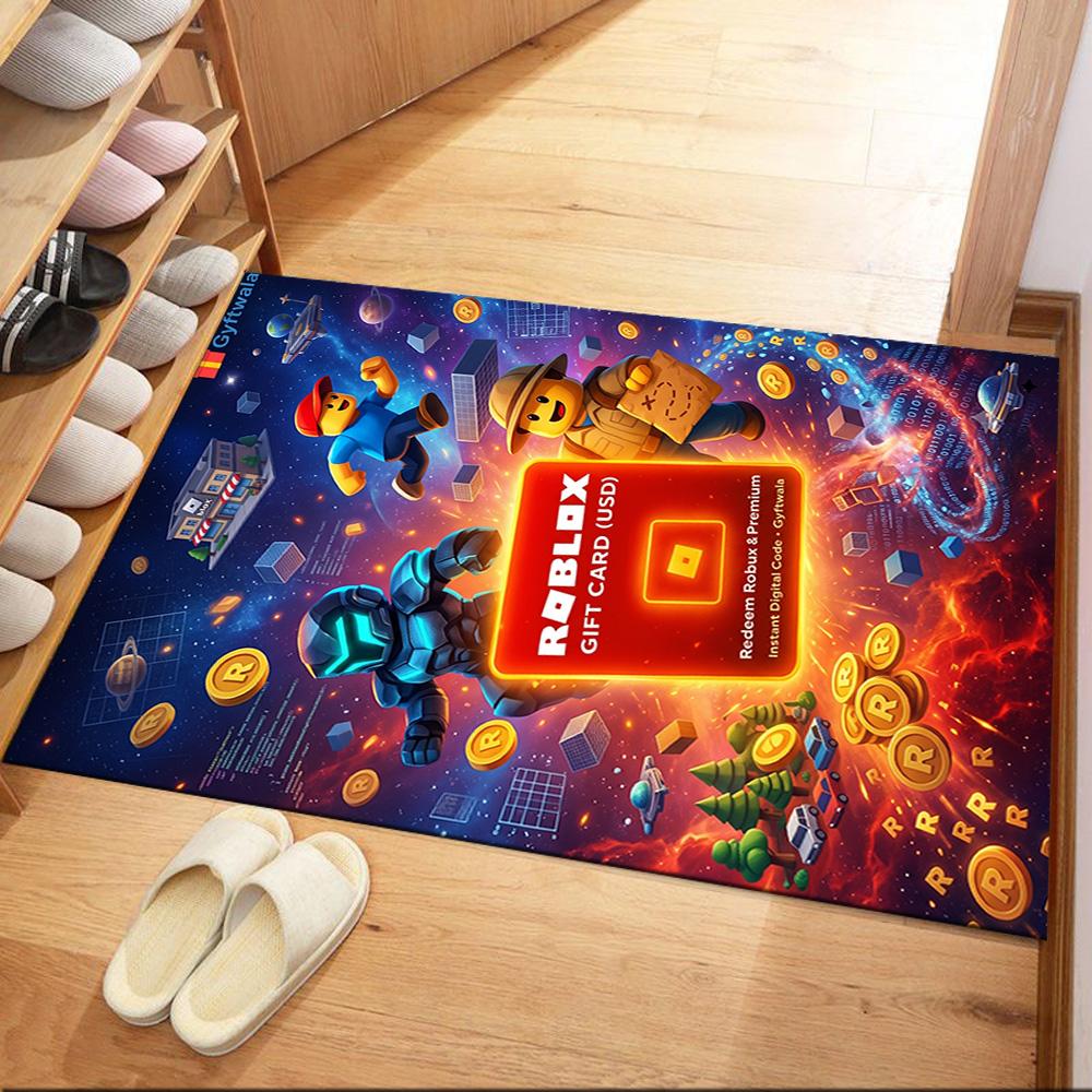 Roblox 239 Carpet Suitable for Entryway Balcony Foyer Game Room Antislip Carpet Decorate Offices Perfect Gift for Women/Men