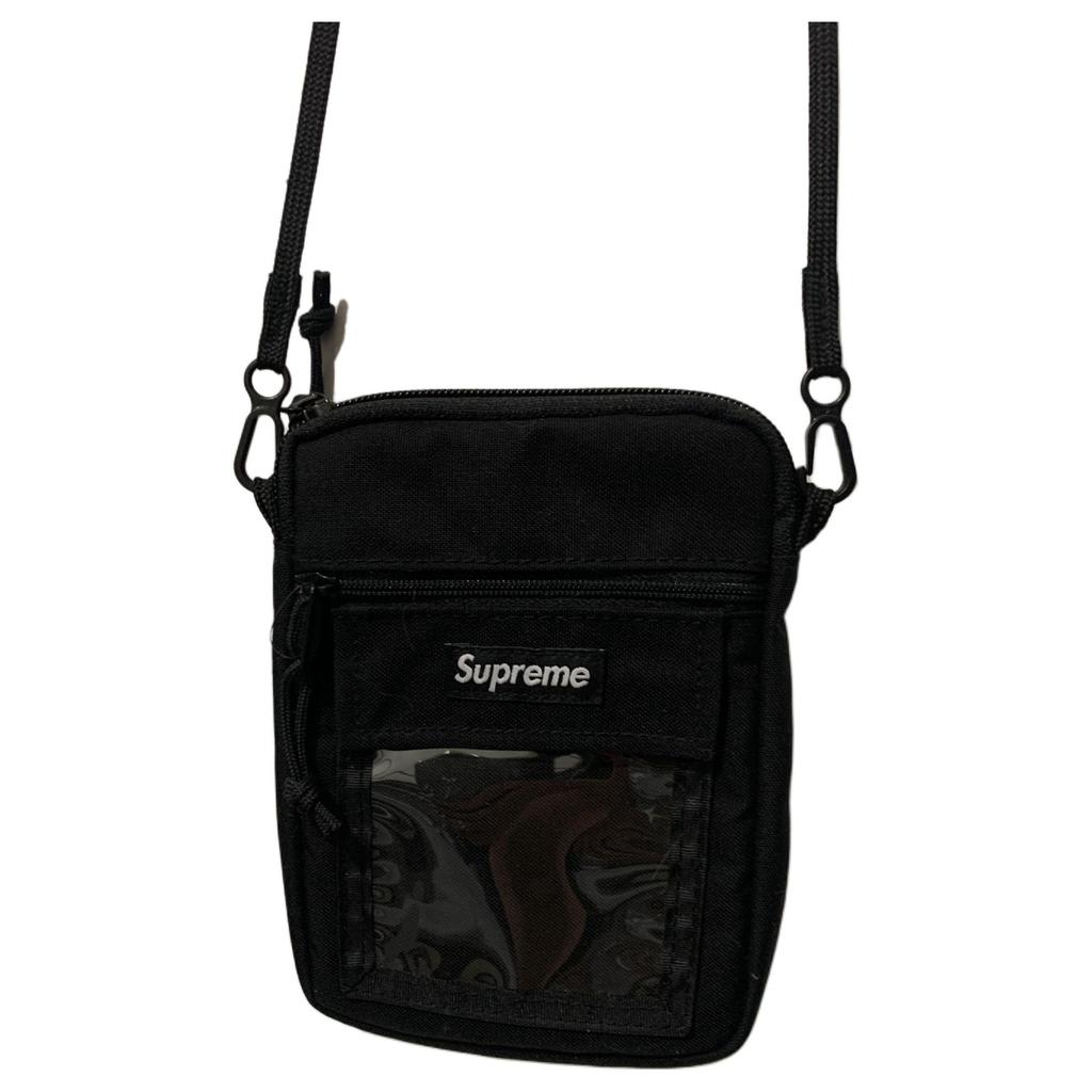 New Supreme Nylon Crossbody Bags Regular Unisex Black SUP-SS19-917