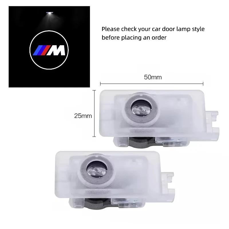 2/4Pcs Car LED Projector Welcome Lamp Is Suitable for BMW 1 Series F40/3 Series G20 G21/8 Series G29Z4/M4 MG02 M G8 X7 G07.