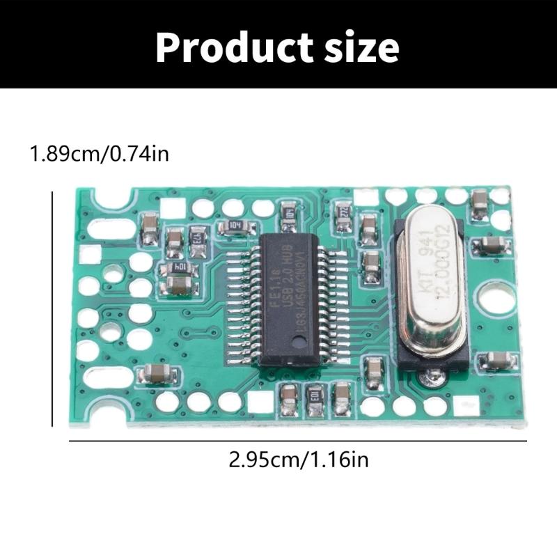 USB 2.0 Schnittstellen Hub 4 in 1 Anschluss USB 2.0 Erweiterungsmodul für mehrere Geräte Studenten Berufliche Weiterentwicklung