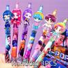 Anime KPop Retractable Gel Pen Cute Patch Click Pen Creative Student Stationery Office Writing Supplies Gift for Kids Fans 0.5mm
