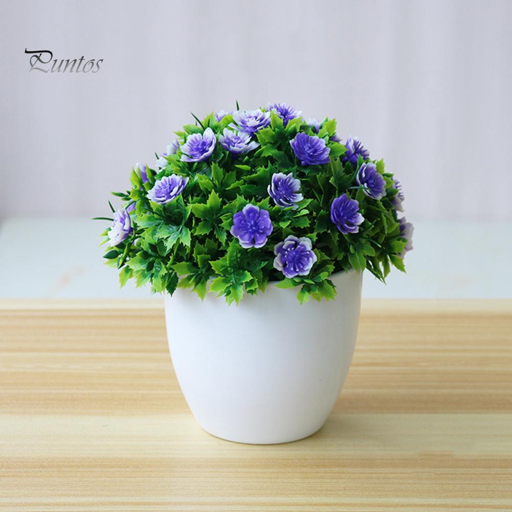 Home Decor Party Wedding Artificial Props 1pc Potted Flower Bonsai Stage Garden