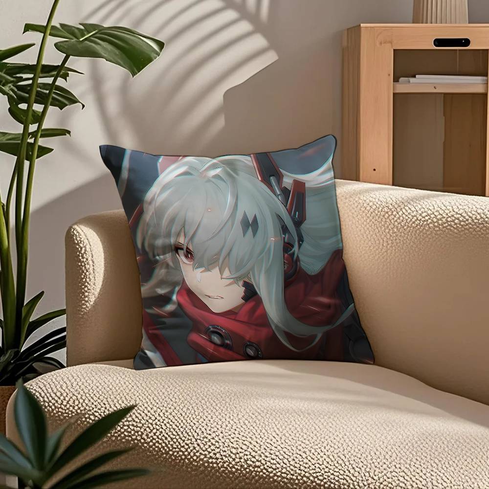 P-Punishing G-Gray R-Raven Pillow Case Comfort Sofa Bed Silky Elegant Invisible Zipper Custom Decorative Cushion Cover