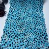 Leopard Print Elastic Lace, 22cm Wide Stretch Elastane Lace Trim for Lingerie, Bra, Underwear, Dress, Garment, Sewing & Crafting