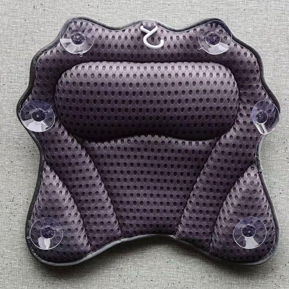 Soft Spa Bath Pillow Breathable Bath Pillow Durable 4D Bathtub Pillow  Home
