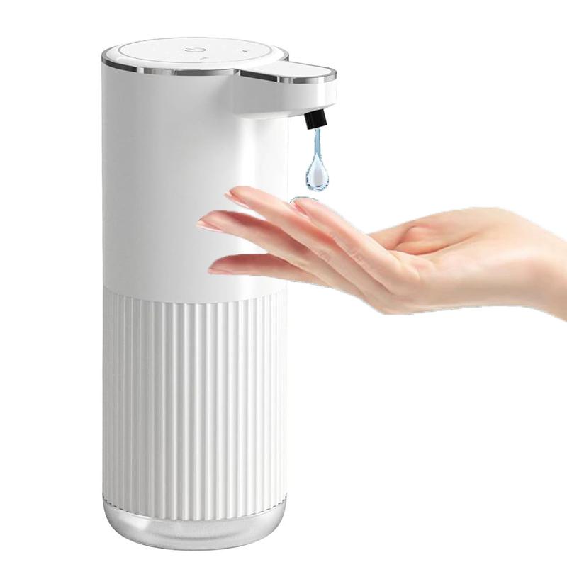 Automatischer Seifenspender 360ML Weiß 4-stufig Badezimmerzubehör Infrarotsensor Flüssigwaschmittel Wandmontage