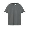 White Fashion Simple Classic Basic Retro Sports Casual Versatile Comfortable Short Sleeve T-Shirt Men Tops Sky-Gray F11M623102FGY