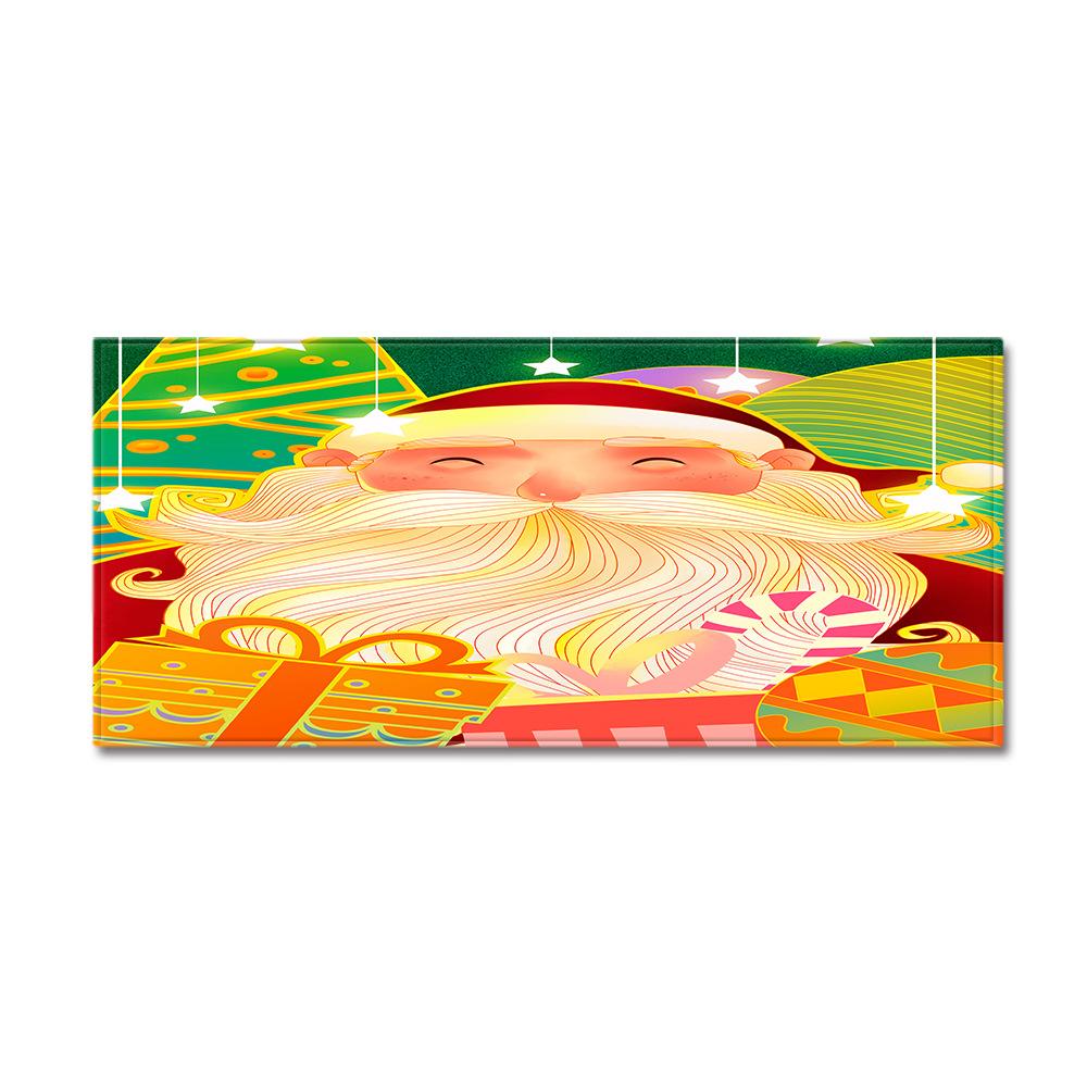 Christmas Kitchen Sand Carpet Doormat Long Floor Mat