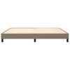 Vidaxl Bed Frame Without Mattress, Taupe, 200X200 Cm, Upholstered