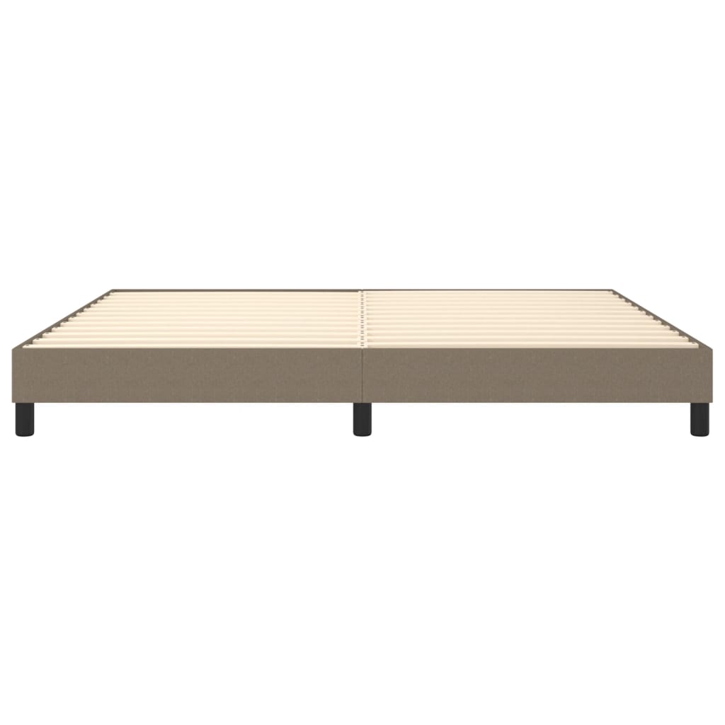 Vidaxl Bed Frame Without Mattress, Taupe, 200X200 Cm, Upholstered