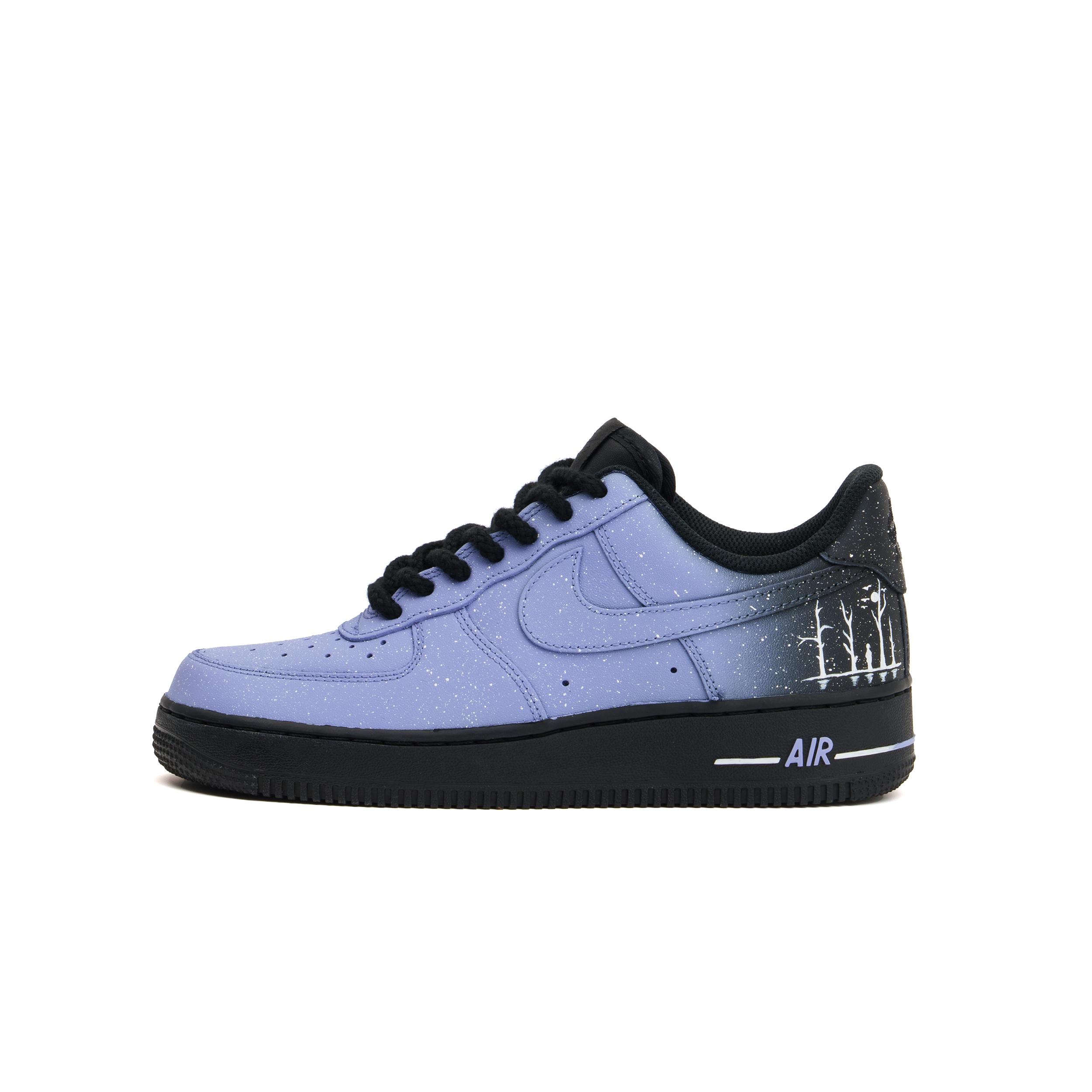 

Nike Air Force 1 Cushioning Impact Resistance Low top Skateboard Shoes Unisex Black Purple CW2288-001(Team719-) 36.5