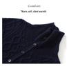 Autumn 2026 Cashmere Lapel Knit Sweater – Trendy, Thick, and Versatile Wool Outerwear