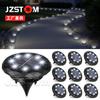 Solar underground light, outdoor waterproof LED ground plug lawn light, garden villa decoration courtyard light