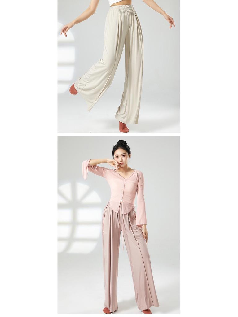 Four Seasons Damen Klassischer & Moderner Tanz Weitbeinige Hosen