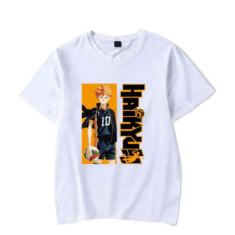 New Funny Anime Hinata Shoyo Graphic Print T-shirt Women Men Cool Summer Soft Harajuku Short Sleeve Plus Size Tops