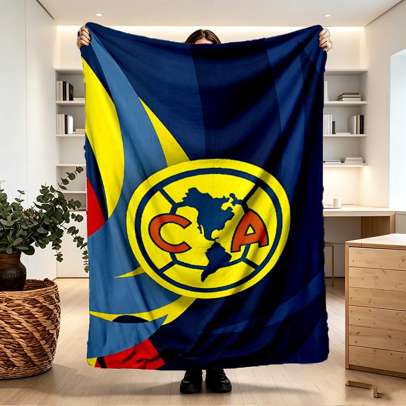 Club America Print Blanket - Soft & Comfortable, for Bedroom, Travel, Sofa, Home Decoration - Birthday Christmas Gift for Friend