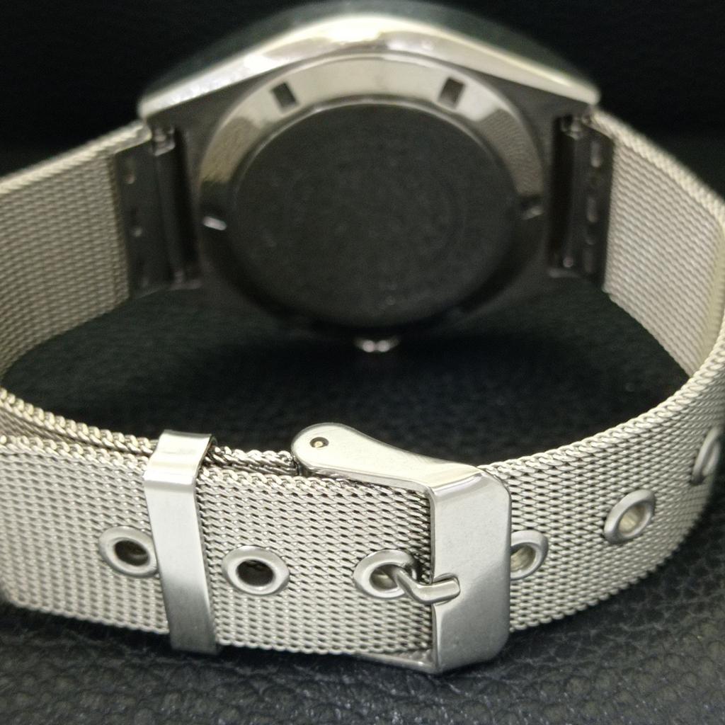 VINTAGE RICOH R31 AUTOMATIC JAPAN MENS WHITE COLOR DIAL WATCH A701947-5 R207-a701947