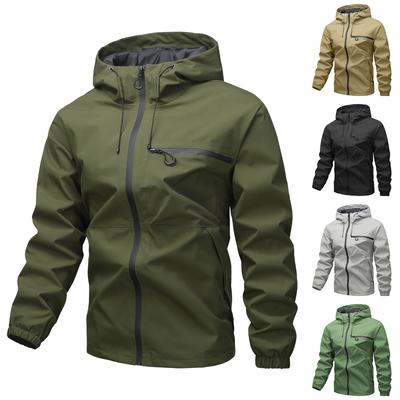 Men's Outdoor Leisure Travel Versatile Sports Hooded Jacket