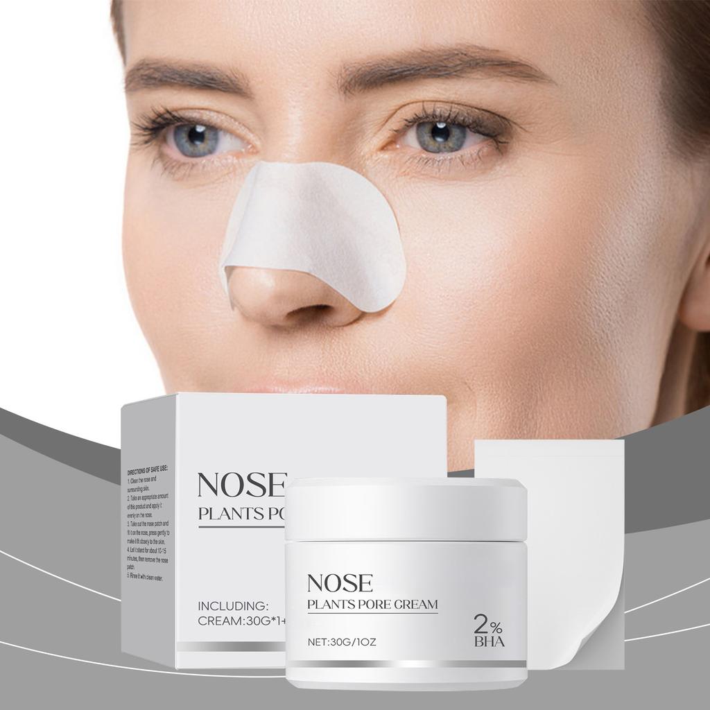 The Blackhead Removal Nasal Mask And Nasal Strip Set Provides Deep Cleansing Without Tightness, Strong Adhesion And Gentle Blackhead Removal