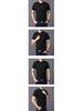 Men's Round Neck Cotton Casual T-Shirt - Solid Color Summer 2025