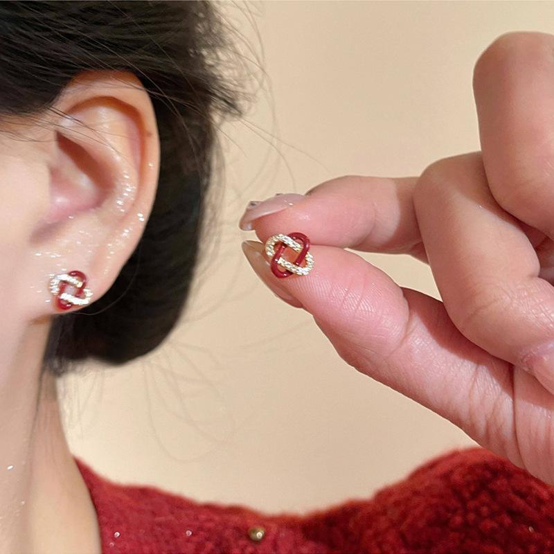 Red Enamel Concentric Knot Earrings: 2026 Elegant, Unique, and Versatile Design for Women