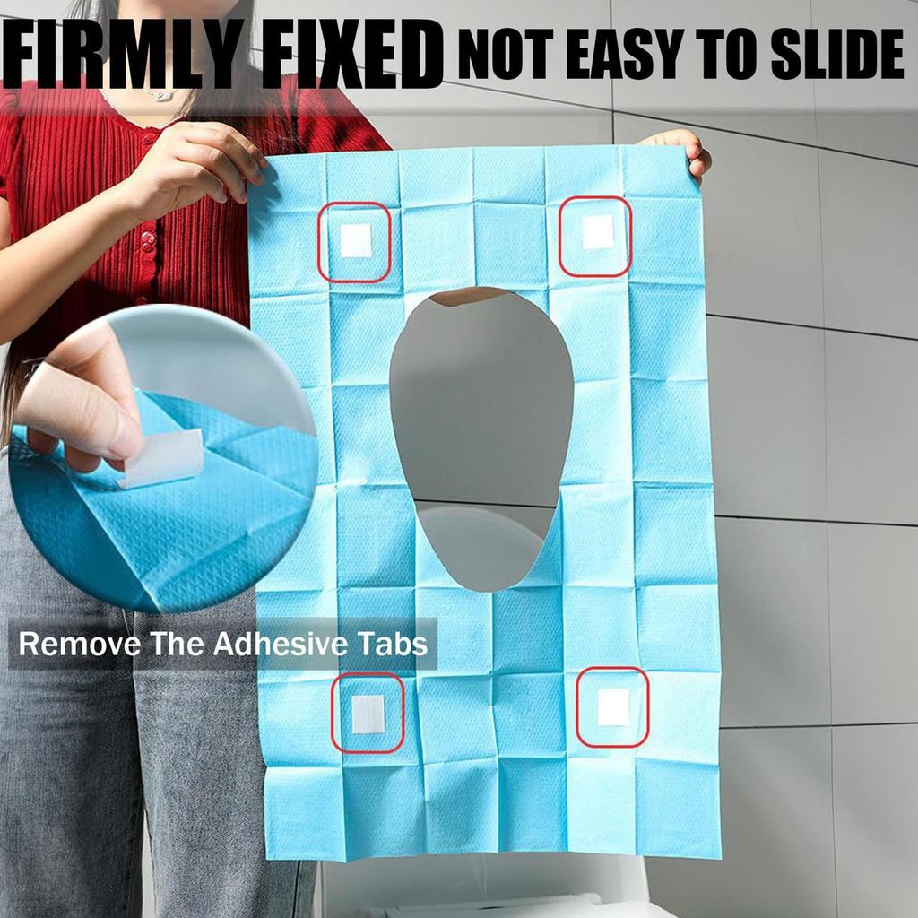 Toilet Seat Cover 10 Pieces Portable Paper Replacement 16x24 Inch Potable Potty Seat Covers For Adults Kids Travel Public