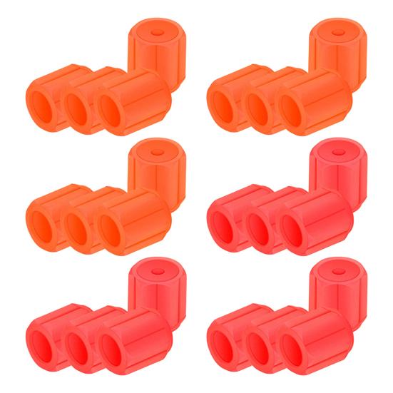 Glowing Car Tire Valve Caps Waterproof Glow In The Dark Tire Lights Night Safety Light Universal Bicycle Stem Covers for Car Truck SUV Motorcycle