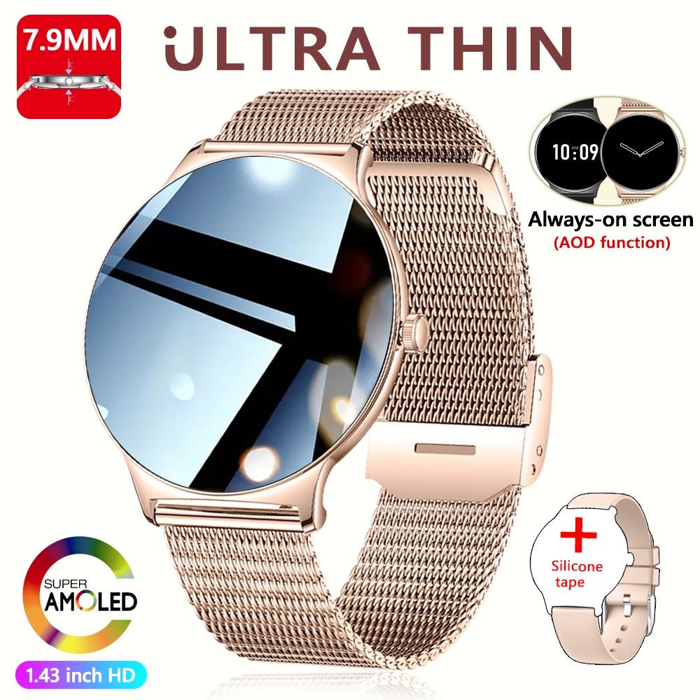 New Health Monitoring SmartWatch 100+Sports Modes Scientific Sleep Heart Rate 1.43-inch HD Large Screen Smart Watch Women