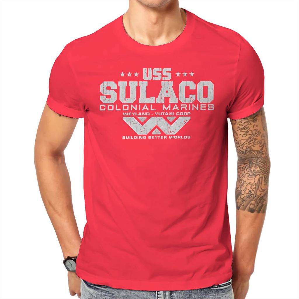 Colonial Marines Uss Sulaco Tshirt Homme Unisexs Clothes Cotton T Shirt For Unisex