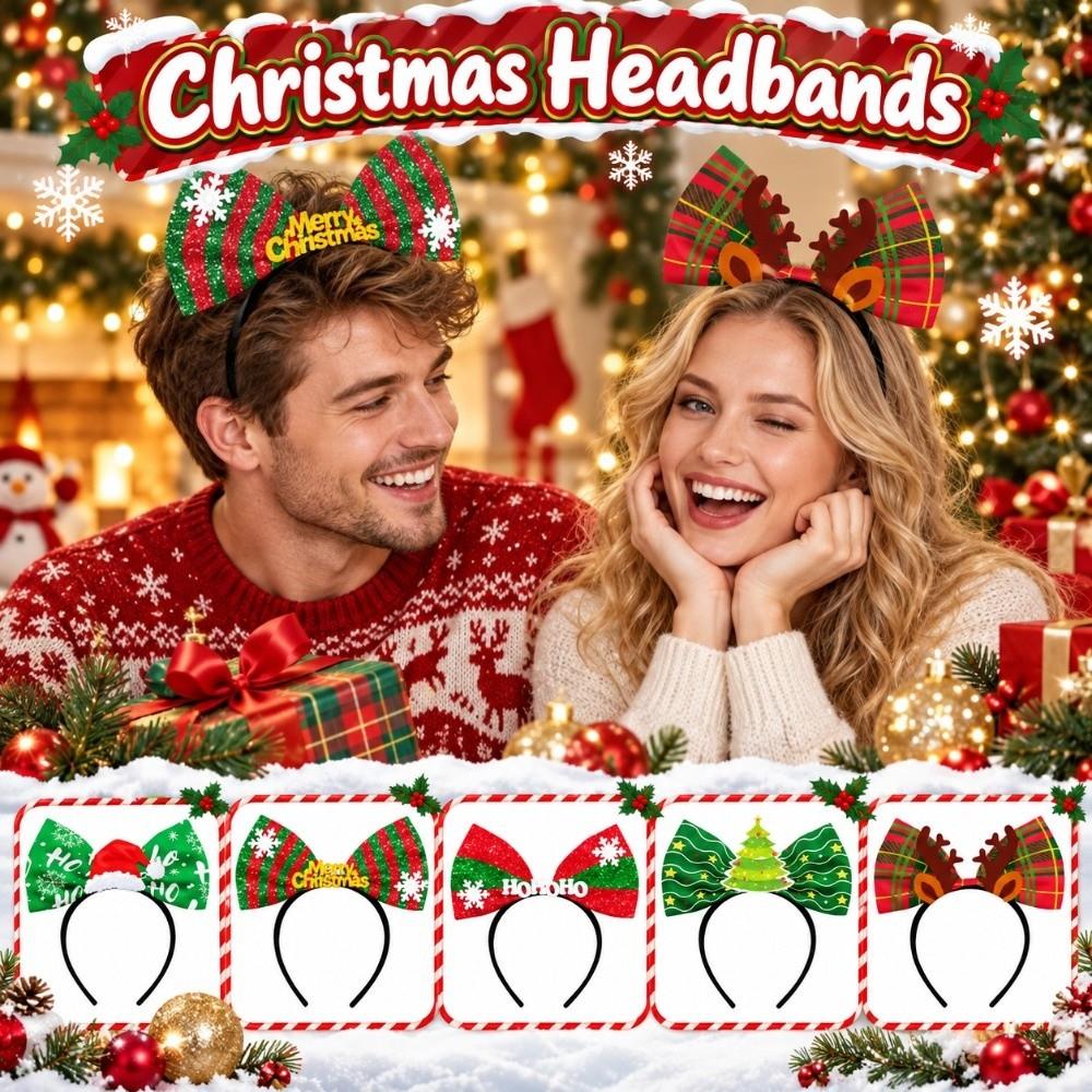 Cute Christmas Headbands Elk Party Hair Accessory Cosplay Hair Hoop  Costume Party Accessories