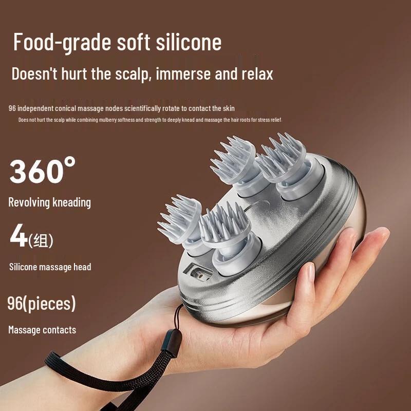 Aux Mini Rechargeable Head Massager